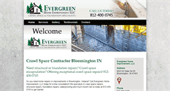 Desktop Screenshot of evergreenhomeimprovementllc.com
